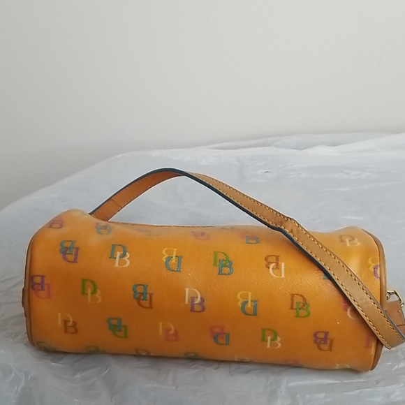 Dooney and Bourke Tangerine Signature Barrel Bag - Picture 2 of 5